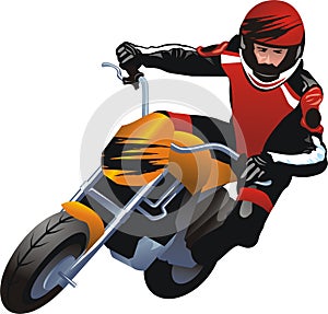 Motorcycle racer