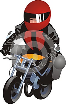 Motorcycle racer