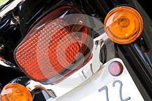 Motorcycle rear lights
