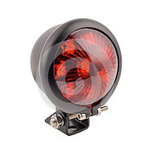 Motorcycle rear red brake light