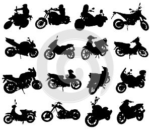 Motorcycle Silhouettes