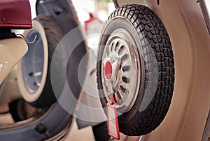 Motorcycle spare tire