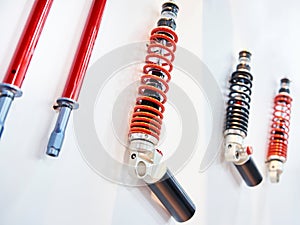 Motorcycle spring shock absorber