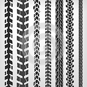 Motorcycle Tire Tracks