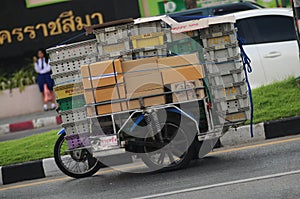 Motorcycle trailers in Thailand