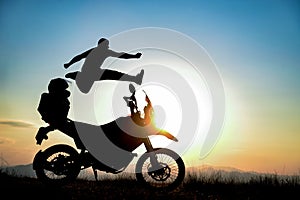 Motorcycle travel program, excursions, traveling to different worlds and amazing places