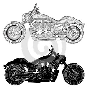 Motorcycle Vector