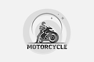 Motorcycle vector logo EPS 10 file