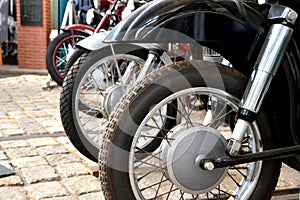 Motorcycles in the Technik Museum Magdeburg