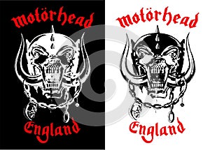 Motorhead band classic vector logo illustration.