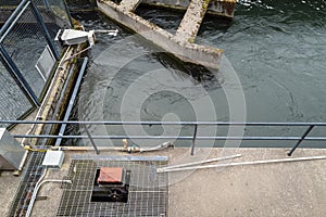 Motorized Gate Control for the Fishway at the Bonneville Dam, Cascade Locks, Oregon, USA