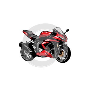 motorsport - big bike - motor bike vector