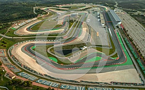 Motorsport race track in Portimao Portugal