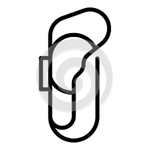 Motorsport track icon outline vector. Race circuit