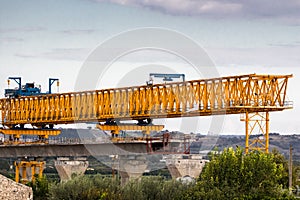 Motorway Bridge Construction