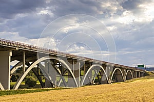 Motorway bridge, Spis region, motorway Zilina - Kosice, Slovakia