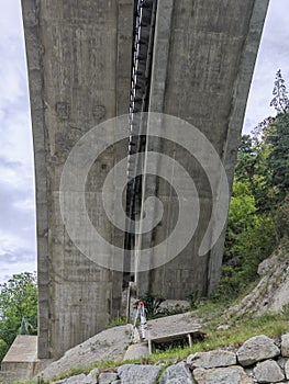 a motorway interchange or junction