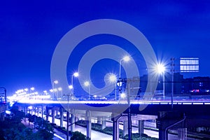 Motorway at night