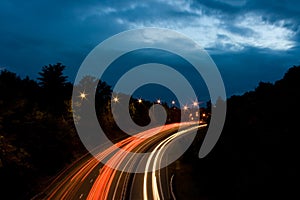 Motorway Night Lights