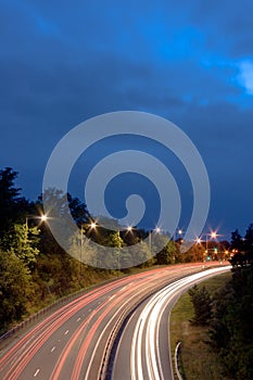 Motorway Night Lights