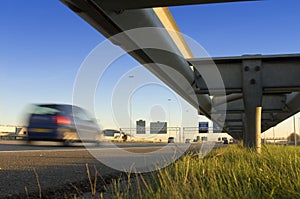 Motorway safety rail