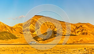 Motorway Tehran - Isfahan in Karkas Mountains