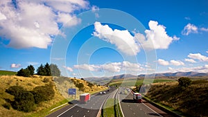 Motorway timelapse. M6 J37