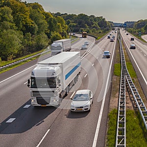 Motorway Traffic on the A12 Motorway