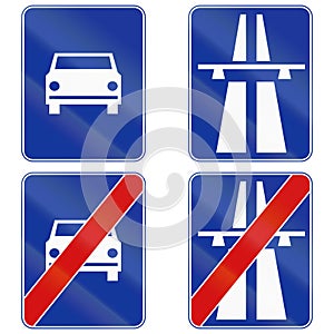 Motorways And Fast Traffic Highways in Poland