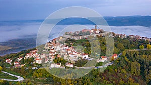 Motovun from air