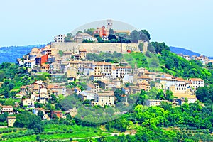 Motovun, in Istria region, Croatia