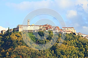 Motovun, old town on the hill, Istria region, Croatia