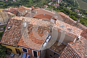 Motovun town in Croatia