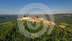 Motovun Village in Croatia. It is a village and a municipality in central Istria, Croatia. In ancient times, both Celts and