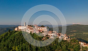 Motovun Village in Croatia. It is a village and a municipality in central Istria, Croatia. In ancient times, both Celts and