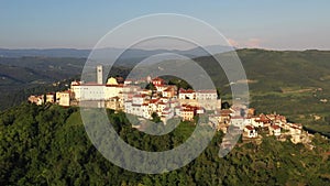 Motovun Village in Croatia. It is a village and a municipality in central Istria, Croatia. In ancient times, both Celts and