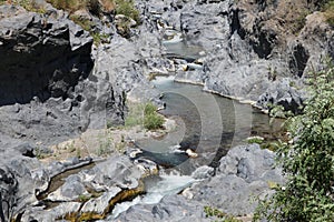 Motta Camastra - Particolare del fiume Alcantara dal Balcone di Venere photo