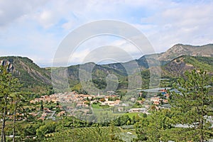 Motte du Caire Village, France