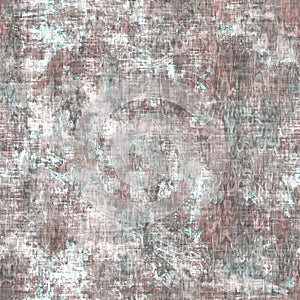 Mottled grunge blotch peeling wall pattern background. Worn aqua blue grey rustic repeat swatch. Seamless stucco plaster