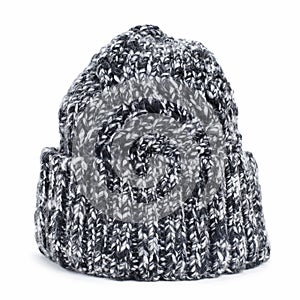 Mottled knit cap