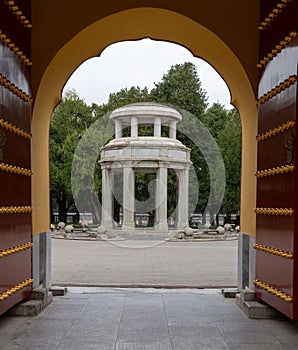 ??????????? The Motto Pavilion in Zhongshan Park, Beijing, China