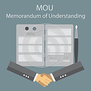 MOU memorandum of understanding photo