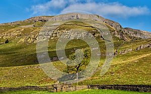 Moughton Fell near to Helwith Bridge in the Yorkshire Dales photo