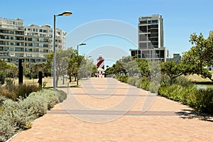 Mouille Point at Green Point Park Cape Town, South Africa photo