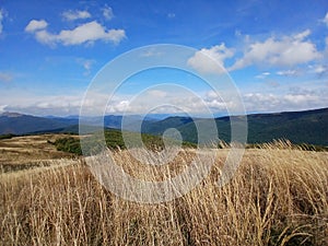 Mouintains and clouds