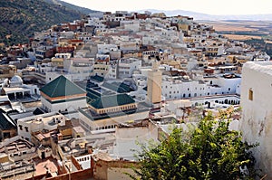 Moulay Idriss town near Volubilis - Morocco