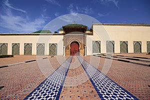 The Moulay Ismail Mausoleum. Meknes, Morocco
