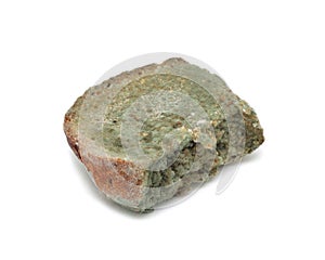 Mouldy bread, isolated