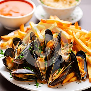 Moules-Frites: Mussels with French Fries