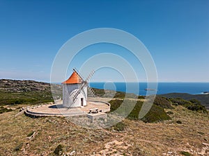 Moulin Mattei windmill in Corsica photo